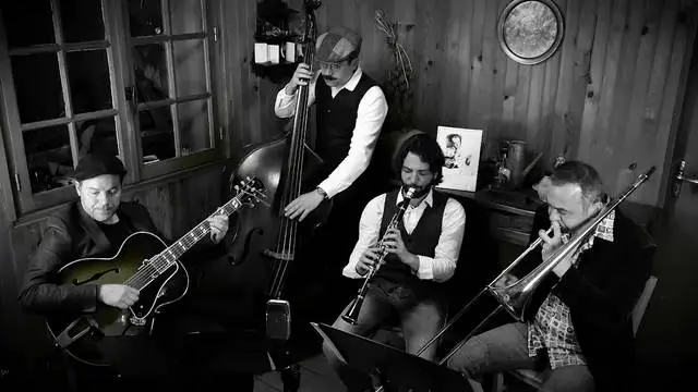 Swing Quartet (trombone clarinette guitare contrebasse)